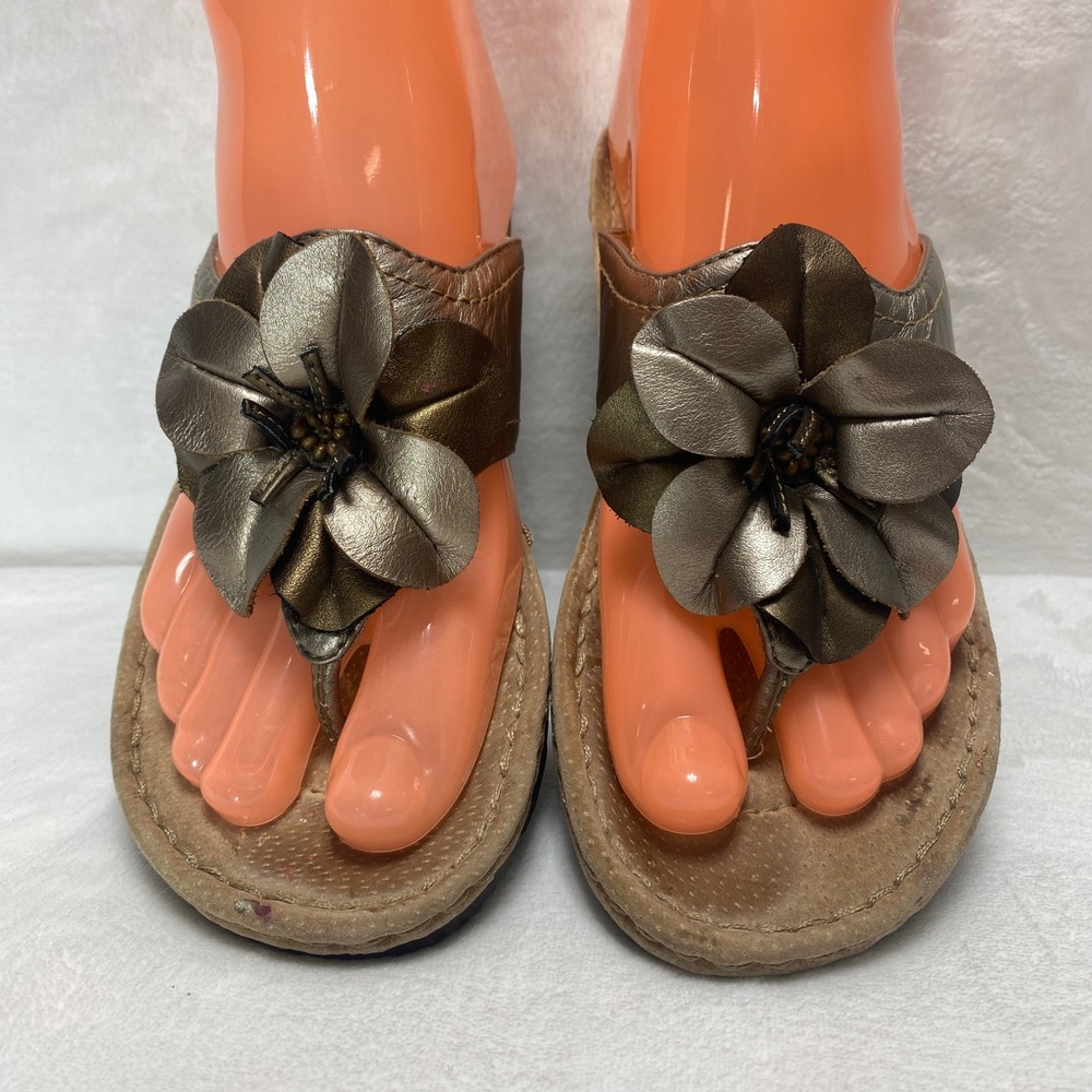 Clarks Artisan‎ Latina Samba Gold Floral Comfort Steps Womens Sandals
